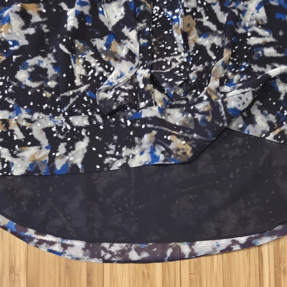 NWOT Cabi Blue Patterned Jacket - Picture 3 of 11